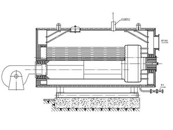 学校燃气锅炉结构图